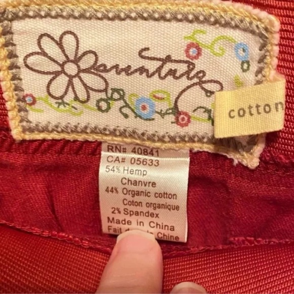 SOLD!!! Aventura Clothing Pants Size 8 Organic Cotton Hemp Sustainable Art To - Picture 6 of 12